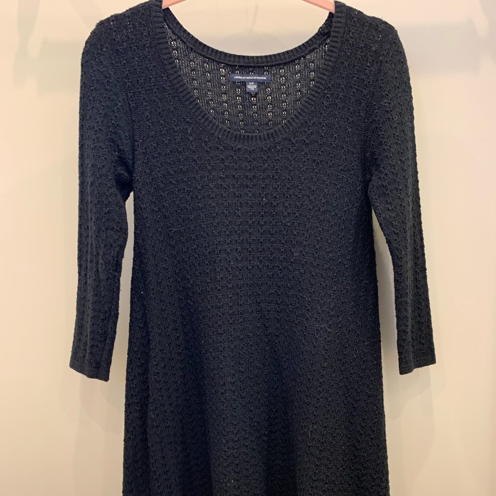 Navy babydoll dress